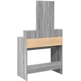  Toaletni stolić s ogledalom siva boja hrasta 80 x 41 x 144 5 cm | shoptok.hr