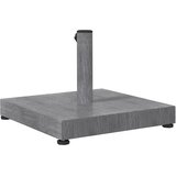  Baza za suncobran Tamno siva drvenasta 45 x 45 x 31,5 cm | shoptok.hr