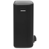 Brabantia Mat crna željezna kanta za smeće s pedalom 60 l Bo – | shoptok.hr