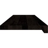  Gazišta stepenice 16 kom tamnosmeđi 80x30x2 cm masivna hrast | shoptok.hr