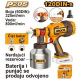 Ingco csgli20041 aku piŠtolj za farbanje metal posuda solo super ( CSGLI20041 ) u