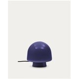 Kave Home Temno modra namizna svetilka s steklenim senčilom (višina 20 cm) Reig – | Shoptok.si