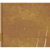  Vrtna vrata 100x175 cm Corten čelik dizajn trave | Eponuda.com