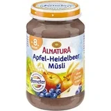 bio otroška hrana - jabolko-borovnica-musli