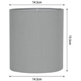  Brilagi - LED fleksibilna zidna lampa NUBILA 1xE27/25W/230V+LED/3W hrom/svetlosiva | Eponuda.com