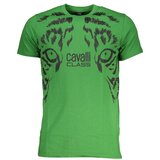 Cavalli Class ZELENA MUŠKA MAJICA KRATKIH RUKAVA Cijene