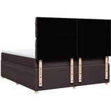  Krevet s oprugama i madracem tamnosmeđi 180x200 cm tkanina | shoptok.hr