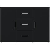  Komoda crna 91 x 29,5 x 65 cm od konstruiranog drva | Eponuda.ba