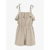 Pieces Beige Short Hanger Overalls Sunna - Women