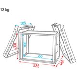 DAP Rack ohišje, 8U Audio D7533B - - Audio-Kondric | Shoptok.si