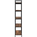  Polica Dimljeni hrast 100 x 33,5 x 178 cm Konstruirano drvo | shoptok.hr
