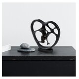 WALLXPERT decorative object figura crne boje love v2 | ePonuda.com