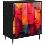  Komoda HEESCH Tiskanje boja 66 x 36,5 x 76 cm Konstruirano drvo | shoptok.hr
