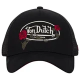 Von Dutch Kape s šiltom LOGOROSESBLACK Bela