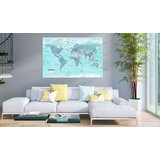  Slika - World Map: Sky Blue World 90x60 | shoptok.hr