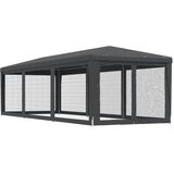 Šator za zabave sa8 mrežastih bočnih zidova antracit 3x9 m HDPE | shoptok.hr