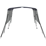 Tenda bimini s 3 luka i mrežastim zidovima 183x(154-167)x137 cm | shoptok.hr