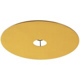 QAZQA Žametni ravno senčnik rumen z zlatom 45 cm | Shoptok.si