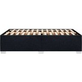  Okvir kreveta crni 120 x 190 cm od tkanine | shoptok.hr