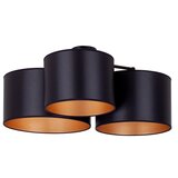  Duolla - Nadgradni luster ROLLER TRIO SHINY 3xE27/15W/230V crna/zlatna | Eponuda.com
