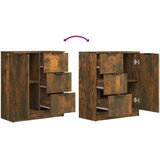  Komode 2 kom boja dimljenog hrasta 60x30x70cm konstruirano drvo | shoptok.hr