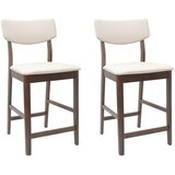  Trpezarijske stolice 2 pcs Svijetlosmeđa 48 x 49 x 95 cm | shoptok.hr
