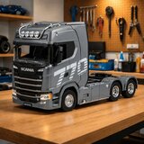Lean Toys Scania Huina 1501 tovornjak na daljinsko upravljanje siva | Shoptok.si