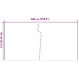 Balkonski zaslon antracit 300 x 90 cm od poliratana | shoptok.hr