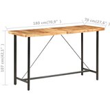  Barski stol 180 x 70 x 107 cm masivno bagremovo drvo | shoptok.hr