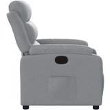 vidaXL Naslanjač svetlo sivo blago | Shoptok.si