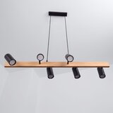Brilagi LED RGBW prigušiva luster na sajli SELE 6xGU10/6,5W/230V crna/hrast | Eponuda.com