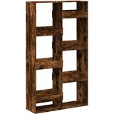 vidaXL Knjižna omara dimljeni hrast 100x33x175 cm inženirski les | Shoptok.si