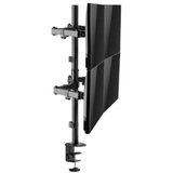 S Box namizni nosilec za 4x monitor LCD-352/4-2 črn LCD-352/4-2 | Shoptok.si