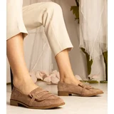 D/CEO UR/CEO Brown classic women's moccasins in eco-suede Laiza