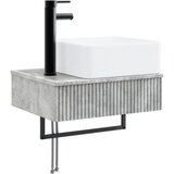 vidaXL Priljubljen umivalnik na steni Betonsko siva 53 x 35 x 39 cm, (5000245510) | Shoptok.si