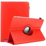  združljiv s kindle v rdeči barvi - 360 stopinj faux leather protective cover z funkcijo stojala in elastičnim pasom, (20608273) | Shoptok.si