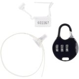 Lock A Willy - silikonski kavez za penis s lokotom (crni) | shoptok.hr
