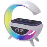 Ltc namizna RGB svetilka-ura-budilka z brezžičnim polnilcem, Bluetooth, FM, (21052193) Cene