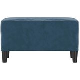  Klupa plava 70 x 35 x 41 cm baršunasta | Eponuda.com