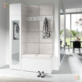 PKMebel Komplet za hodnik Emi 22 - bela | Shoptok.si