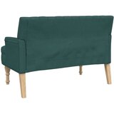  Klop z blazinami temno zelena 113x64,5x75,5 cm blago, (20954999) | Shoptok.si