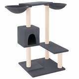  Penjalica za mačke sa stupovima za grebanje tamnosiva 82 cm | shoptok.hr