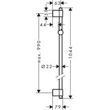 Hansgrohe 27356000 Unica Varia tuš konzola 1050 mm | Shoptok.si