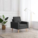 The Living Store Fotelj iz temno sivega blaga - Fotelj, (21662961) | Shoptok.si