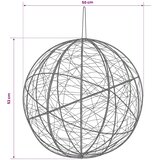  Božićni vrh svjetla 750 LED lampica Plava Promjer 50 x 52 cm | shoptok.hr