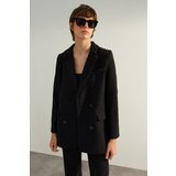 Trendyol Black Premium Glittery Woven Blazer Jacket | shoptok.hr