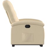  Naslonjač na podizanje od tkanine krem | shoptok.hr