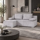 Grantex Line Ugaona garnitura Lena VL, 130x190cm, Svetlosiva Cene