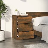  Noćni ormarići 2 kom boja dimljenog hrasta 40x36x65 cm | Eponuda.com
