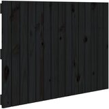 Maison Chic stensko posteljno vzglavje - vzglavna omarica - nočna omarica črno 95,5x3x60 cm trdna borovina, (21707004) | Shoptok.si